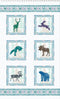 Scandinavian Winter - Nordic Animals Digital Panel - Multi