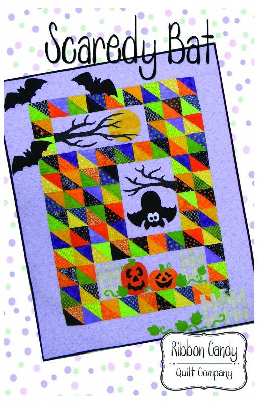 Scared Bat Pattern Scaredy Bat Pattern – Bits 'n Pieces Quilt Shop
