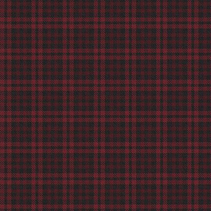 Scrappenstance Medium Plaid Wine Flsnnel