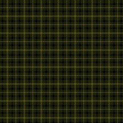 Scrappenstance Small Plaid Evergreen Flannel