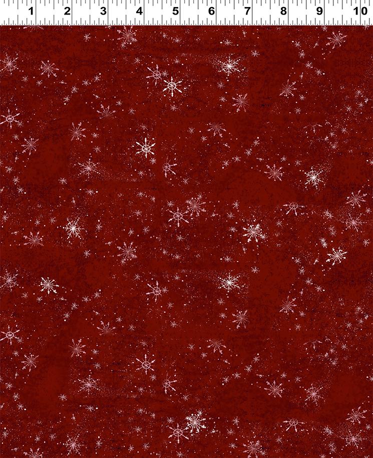 SnoValley Snowflakes - Dark Red