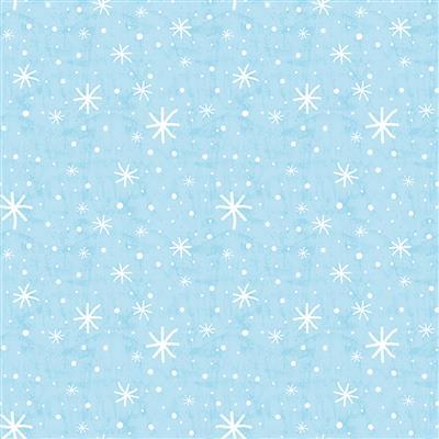 Snow Fun - Snowflakes - Light Sky