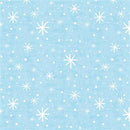 Snow Fun Flannel - Snowflakes - Light Sky