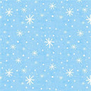 Snow Fun Flannel - Snowflakes - Sky