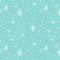 Snow Fun Flannel - Snowflakes - Turquoiise