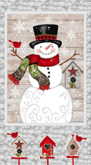 Snow Place Like Home Flannel Panel