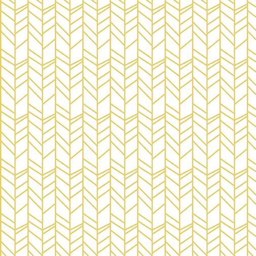 Snuggle in the Jungle - Striped Flannel - Yellow