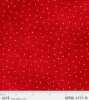 Sparkle Suede Dots Red 4171 R