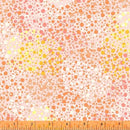 Splatter Dots Wide Backing - Peach