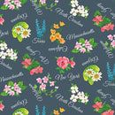 Stateside - State Flowers Gray