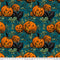 Storybook Halloween - Pumpkin Patch - Turquoise