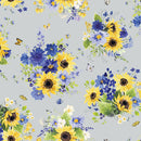 Sunflower Bouquets Tossed Bouquets - Mist Grey