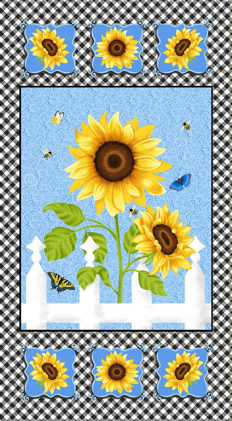 Sunny Sunflowers Panel