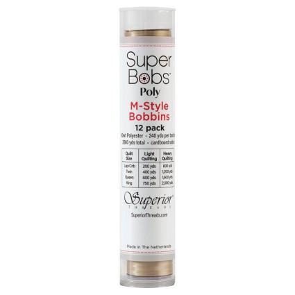Super Bobs M Style tube of 12 - Beach