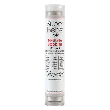 Super Bobs M Style tube of 12 - Silver