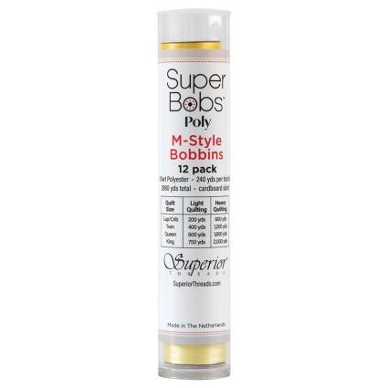 Super Bobs Poly 12pk M-Style  - Rainbow Colors