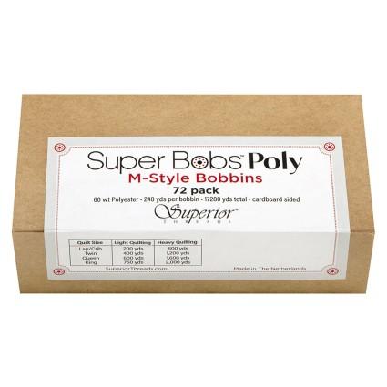 Super Bobs Poly 72pk M-Style - Silver