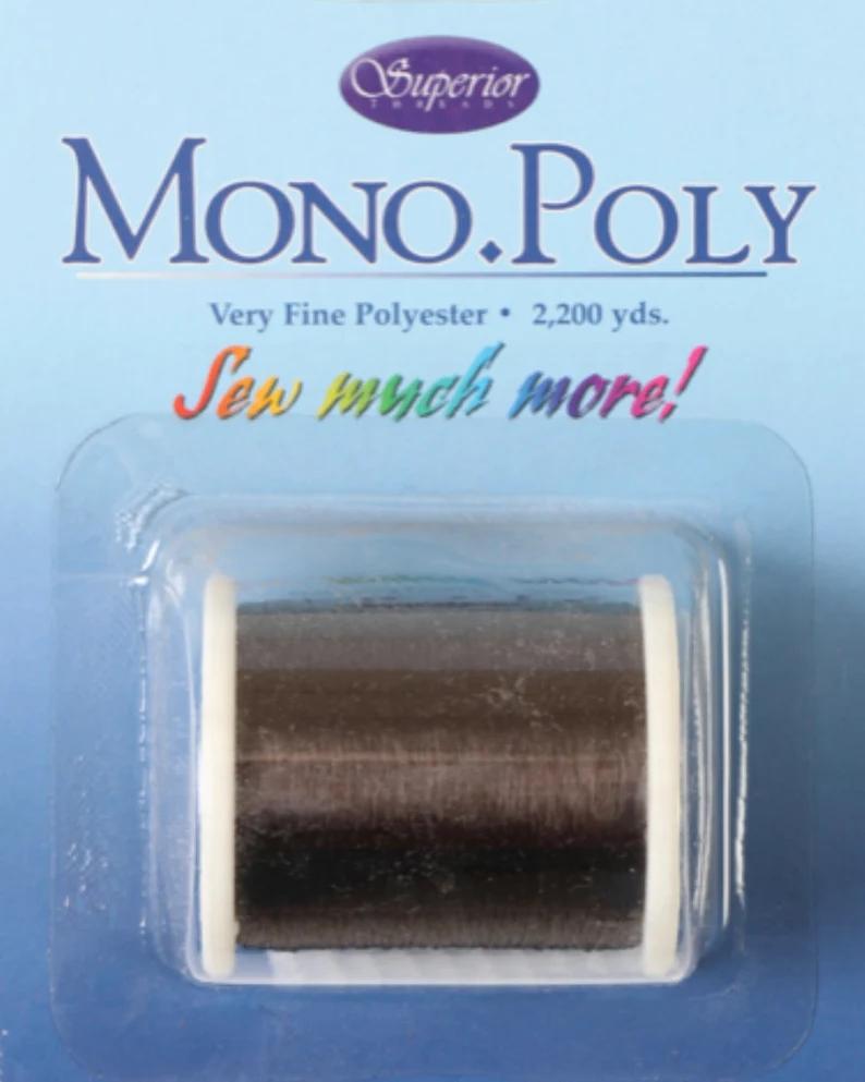 Monopoly Thread Superior Threads MonoPoly thread Smoke – Bits 'n Pieces Quilt Shop