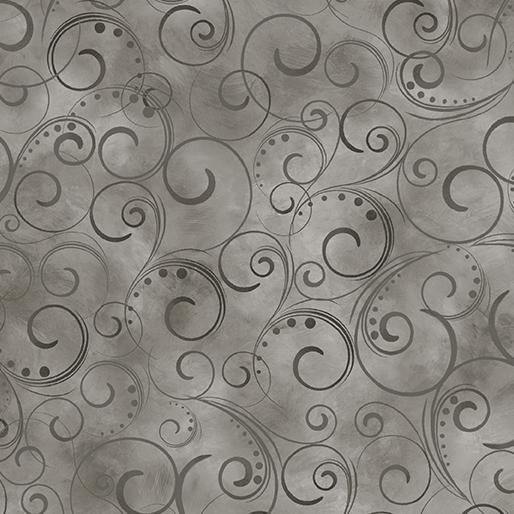 Swirling Splendor Smoke 108" Wideback