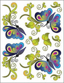 Tattoo Elementz Decal Butterfly Bliss