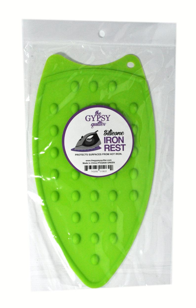 The Gypsy Quilter Silicone Iron Rest Green