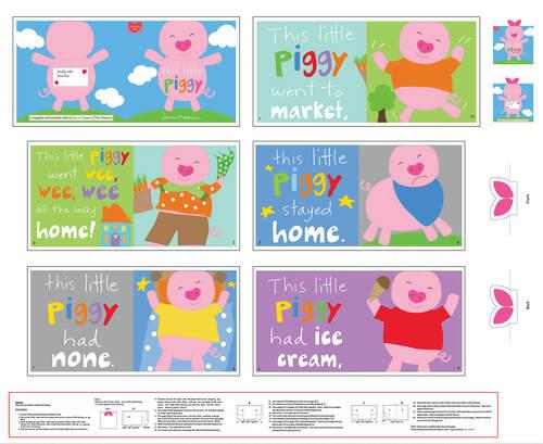 The Little Piggy Book Panel