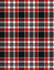 Timeless Treasures Silent Night Holiday Red Plaid  -  PD8469-Red