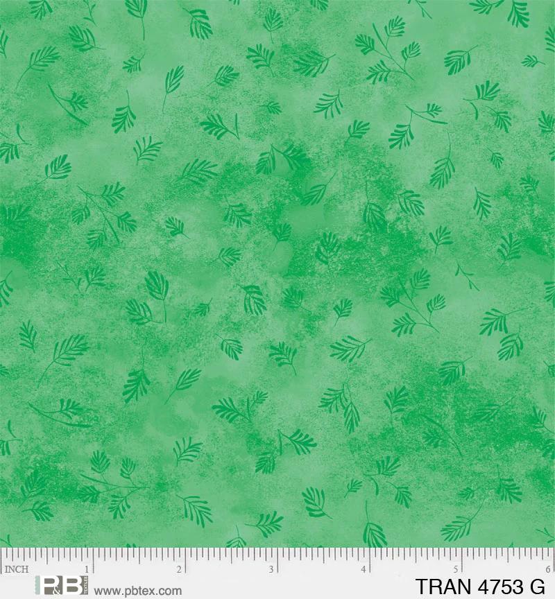 Tranquility - Green  Leaf Texture