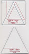 Triangle in a Square Ruler
