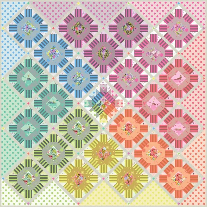 Tula Pink Star Cluster Quilt Kit