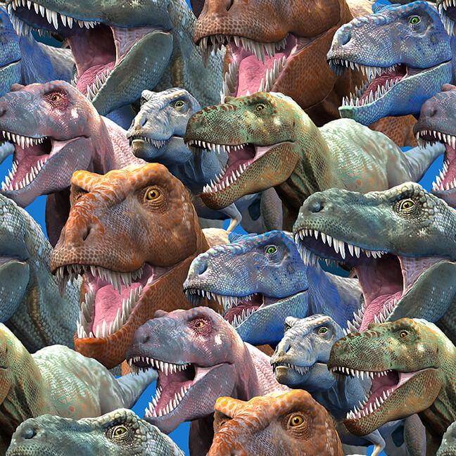 Tyranno-Chorus T-rex Collage
