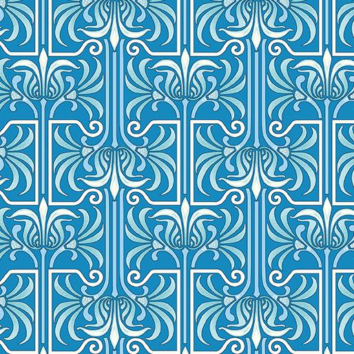 Veranda Art Deco - Medium Blue