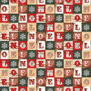 Vintage Whisperfor Santa Noel Small Blocks - Multi