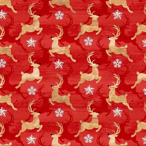 Vintage Whisperfor Santa Reindeer - Red
