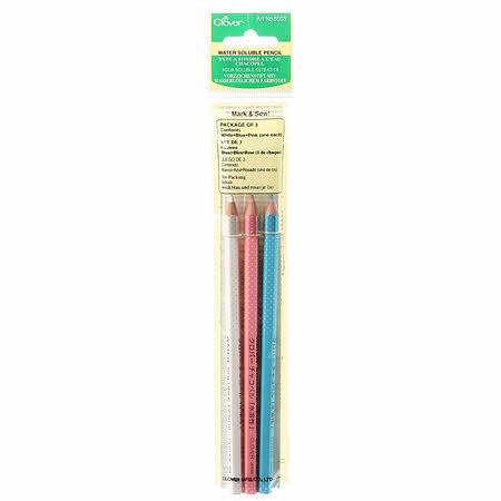Water Soluble Pencils 3 Color Asst