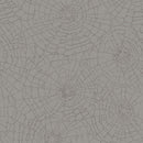 Web of Roses - Metallic Spiderwebs Gray