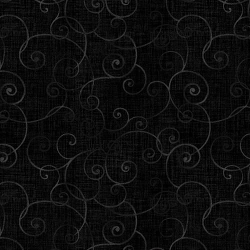 Whimsy - Black Swirl