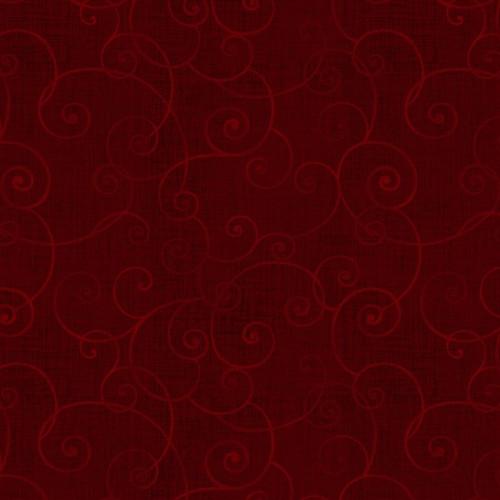 Whimsy - Crimson Swirl