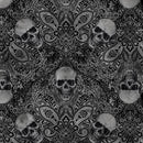 Wicked - Black (Skull Damask)