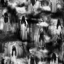 Wicked Creepy Ghost Girls in Woods - Grey