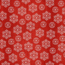 Winter Frost Winter Snowflake On Texture Red
