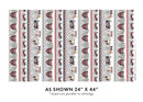 Winter at the Farm Border Stripe - Multi