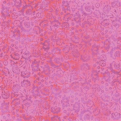 Zen Jacobean Tonal Raspberry