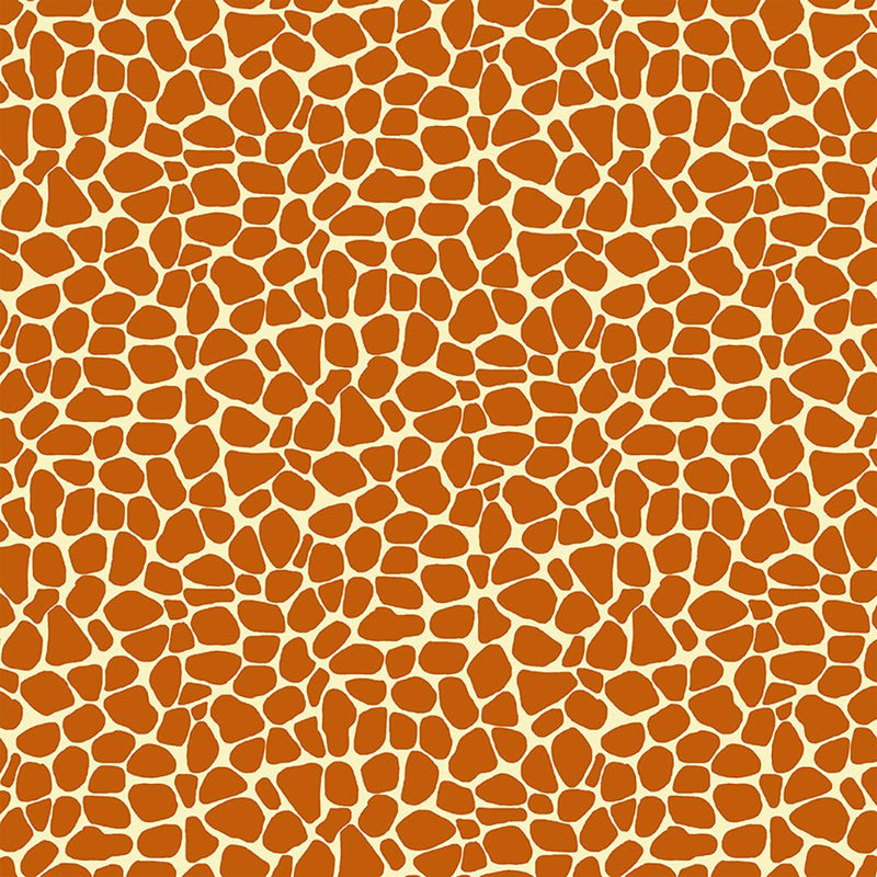 Zoe the Giraffe -  Giraffe Skin Print Orange